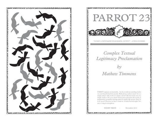 Parrot 23 Complex Textual Legitimacy Proclamation